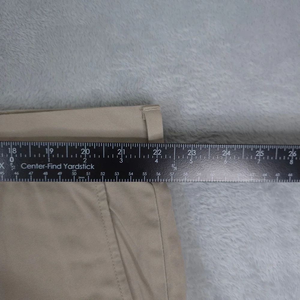 Banana Republic Aiden Chino‎ Pants Mens 42x36 Khaki Beige Slim Fit Cotton Casual